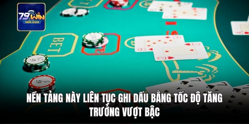 Nền tảng này liên tục ghi dấu bằng tốc độ tăng trưởng vượt bậc